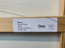 Signed Original Lynne Fernie "Storm" Painting W/ CoA