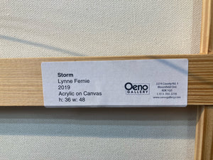 Signed Original Lynne Fernie "Storm" Painting W/ CoA