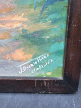 Vintage Original Signed Juana Osorio Haro Mexican Oil Painting