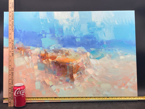 Original Signed Vahe Yeremyan 21x30" "Cliffs" Painting
