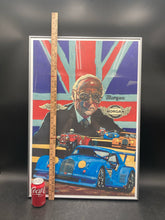 Framed Barry Rowe Memorial Elkhart Lake Race Poster