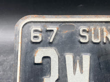 Vintage 1967/1968 Florida License Plate