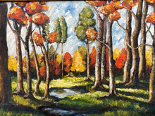 Gravely Signed Original Forest Landscape Oil Painting