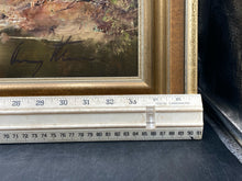 Original Ludwig Klein German Village Scene Framed Oil Painting