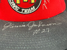 Jimmie Johnson, Jimmy Spencer & Mike Hill Signed McDonald's Racing Team Hat - view 2