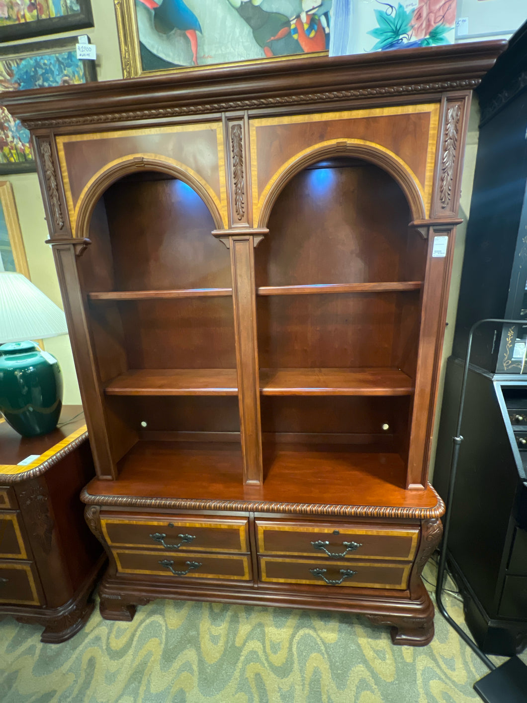 2-Tone Wood Bookcase