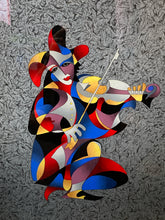 Framed & Signed 18x24" "Violinist II" By Anatole Krasnyansky Serigraph
