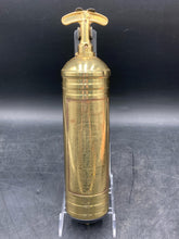 Vintage Pyrene 14" Brass  Hand Pump Fire Extinguisher w/ Bracket