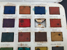 Vintage Western Paint Box English Tin Litho Paint Set