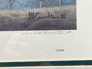 David Knowlton Signed "Misty Grove" Limited Edition Art Print, Framed