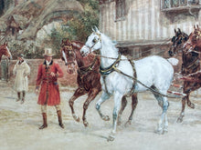 Heywood Hardy "The Departure Of The Mail" Print, Framed - view 3