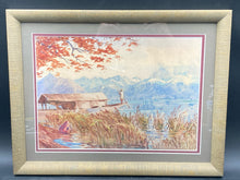 Signed Original 10x14" Painting Attributed To Louis Comfort Tiffany