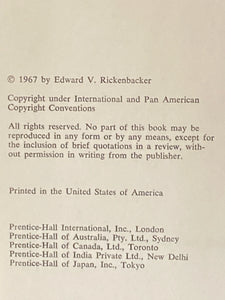 Rickenbacker: An Autobiography Book Club Edition | Edward V. Rickenbacker (1967, Prentice-Hall, Inc.)