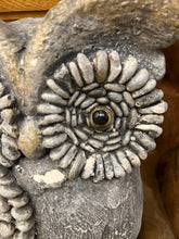 Resin Owl with Large "Stone" Eyes