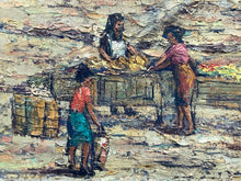 Vintage Original Artist Signed Haitian Street Scene Oil Painting, Framed - view 5