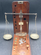 Antique Cased Gold Balance Scale