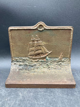 Antique Bradley & Hubbard Cast Iron Ship Bookends