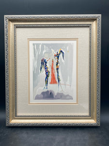 Salvador Dali Divine Comedy Canto 27 Paradiso Limited Edition Woodcut W/ CoA