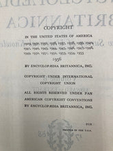 Vintage 1956 Encyclopedia Britannica, Missing Vols. 1 & 21