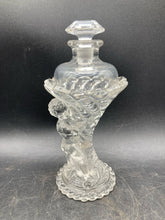 Antique EAPG Cherub & Cornucopia Glass Perfume Bottle