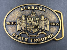 Vintage Alabama State Trooper 50th Anniversary Commemorative Belt Buckle
