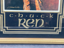 Chuck Ren Signed "The Warrior" Framed Poster Print