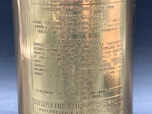 Vintage Stempel Brass Stored Pressure Fire Extinguisher, Empty