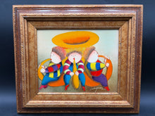 Original Joyce Roybal Signed Children's Band Painting.