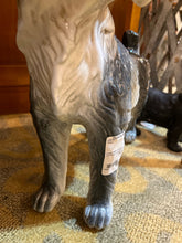 Large Italian Ceramic Grey Schnauzer (several small chips)