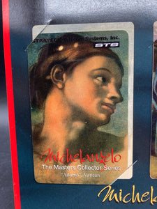 STS The Masters Collector Series Michelangelo Phone Card Set