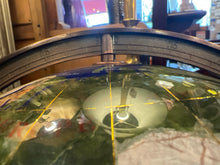 Lapis Gemstone World Globe on Stand