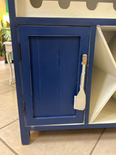 Blue and White Nautical Bar
