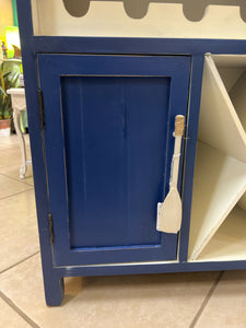 Blue and White Nautical Bar