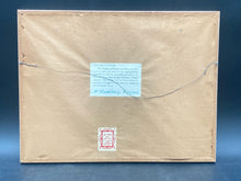 Framed 9x11" Wren Building Pencil Sketch Print By Charles Overly