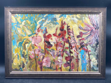 Framed Original Shizico Yi "Gladiolus Glorious" Painting