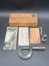 Vintage Brown & Sharpe Micrometer Caliper #11A
