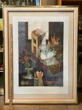 Alvar Sunol Signed "L'Esprit Du Village" Limited Edition Lithograph, Framed