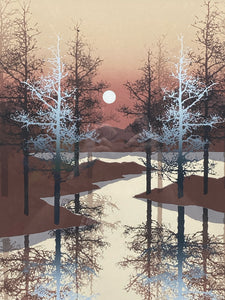 James Hagen Signed "Oakbrook" Limited Edition Serigraph, Framed