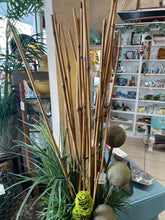 Floor Plant With Bamboo