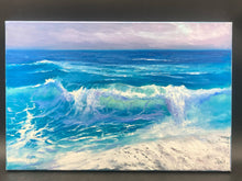 Original 16x24" Elena Lukina "Crystal Wave" Painting