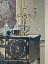 W.Dendy Sadler "The Butler's Glass" Colored Print