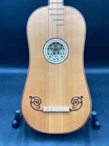Roosebeck Baroque Guitar 5 String Course Model GBSR5C w/ Gig Bag