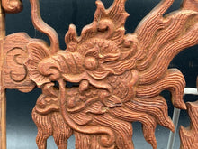 13" Chinese Camphor Wood Dragon Carving