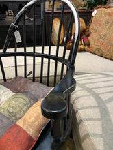 Black Windsor Chair With Pillow