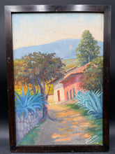 Vintage Original Signed Juana Osorio Haro Mexican Oil Painting