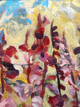Framed Original Shizico Yi "Gladiolus Glorious" Painting - view 2