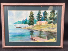 Margaret Hardin Signed Original Forest Landscape Watercolor Painting