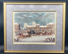 James Pollard "Approach To Christmas" Art Print, Framed