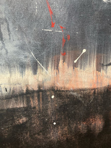 Signed Original Lynne Fernie "Storm" Painting W/ CoA