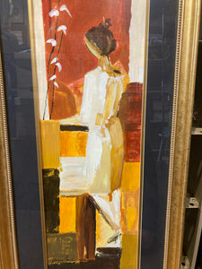 Adriana Naveh Signed "Elegance" Serigraph W/ CoA